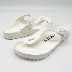 Birkenstock Gizeh Eva White Thong Sandal 38 L7 M5 Unisex